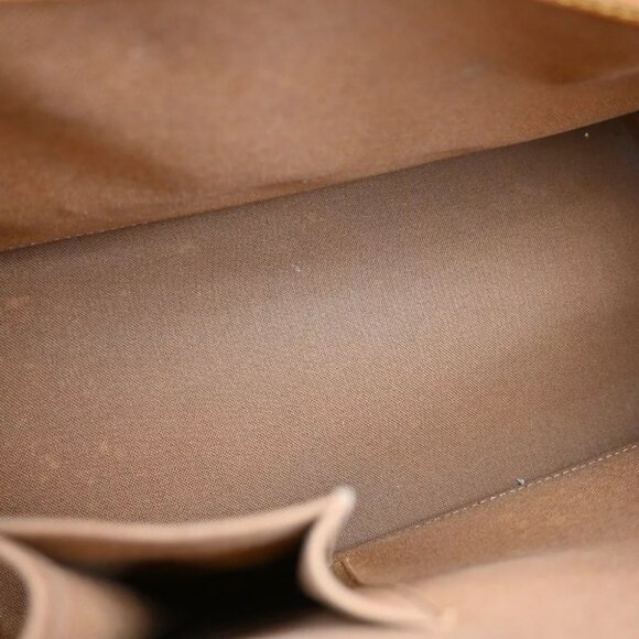 LOUIS VUITTON LV Logo Alma Hand Bag Monogram Leather Brown France M51130 79EA910 - Picture 15 of 15